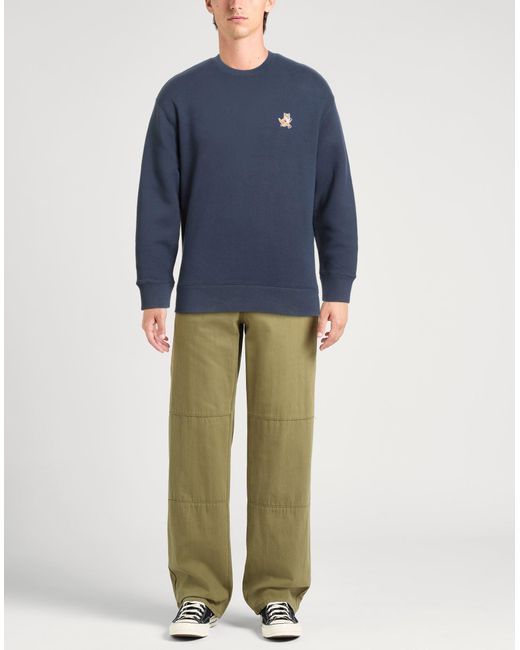 Maison Kitsuné Blue Sweatshirt for men
