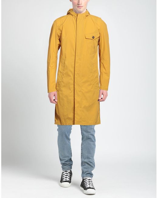 Herno Yellow Overcoat & Trench Coat for men