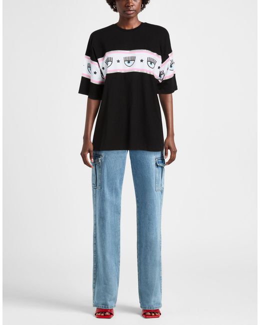 Chiara Ferragni Black T-Shirt