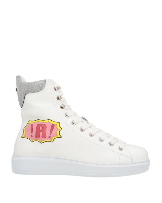 Rucoline White Sneakers Textile Fibers