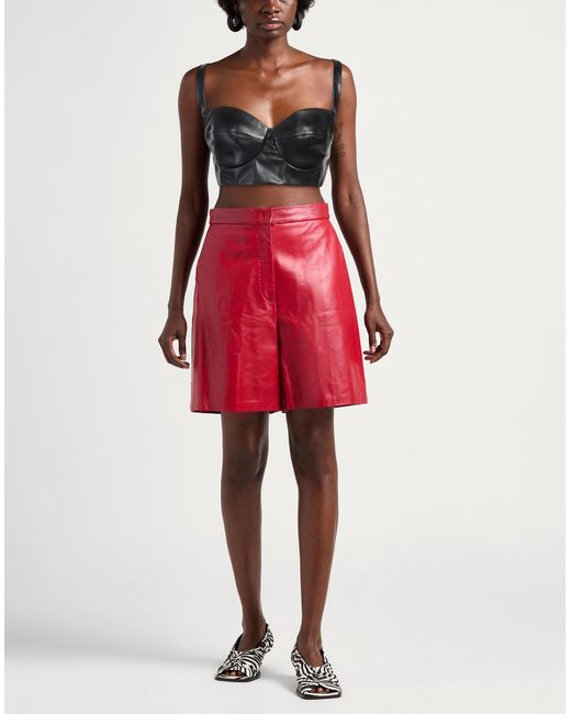 Elisabetta Franchi Black Top Polyester, Polyurethane