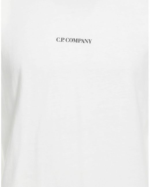 C P Company White T-shirt for men