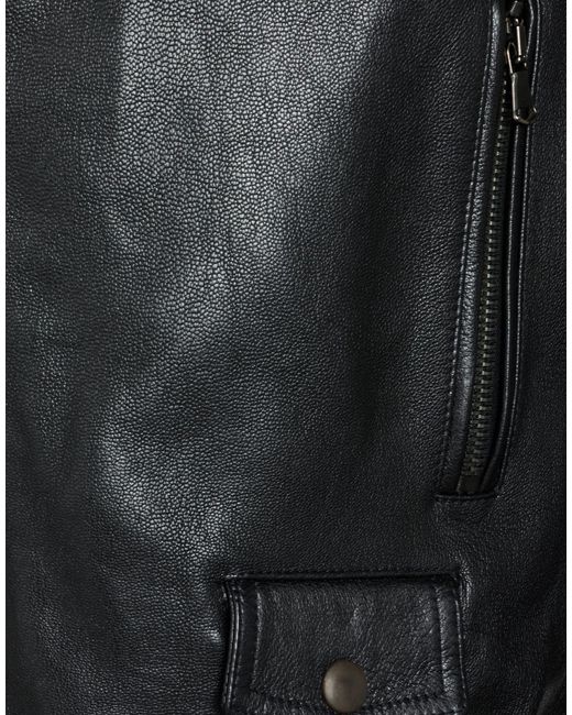 PT Torino Black Jacket Leather for men