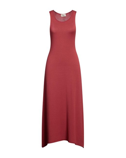 Akep Red Midi Dress