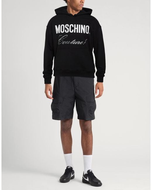 Moschino Black Sweatshirt Cotton for men