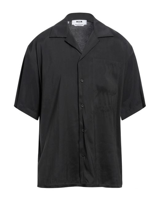 MSGM Hemd in Black für Herren