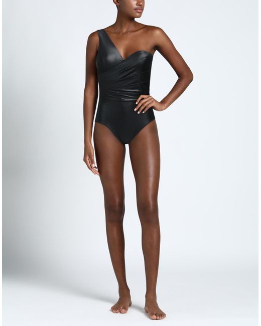 La Petite Robe Di Chiara Boni Black One-piece Swimsuit