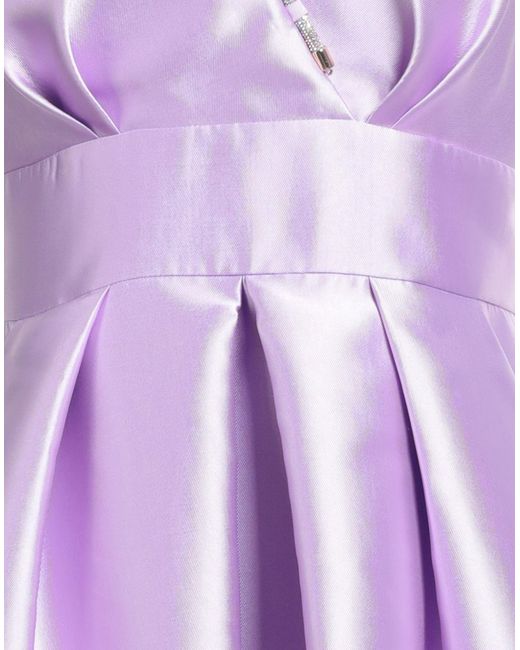 Tassos Mitropoulos Purple Midi Dress