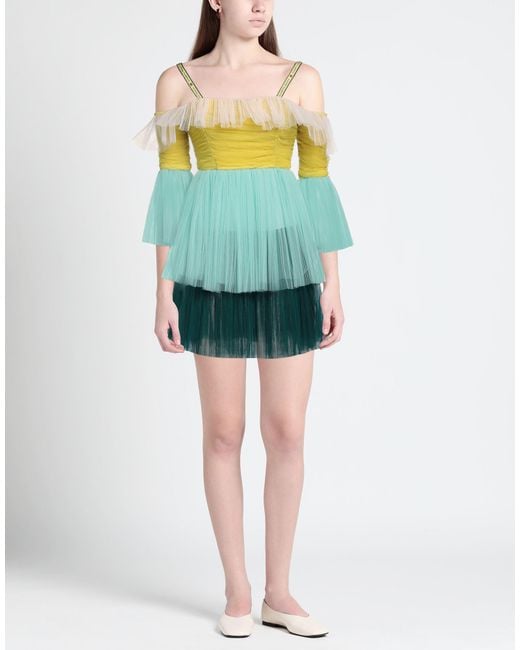 Elisabetta Franchi Blue Mini Dress