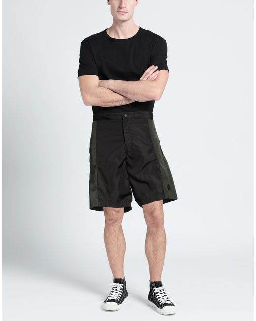 Moncler Black Shorts & Bermuda Shorts for men