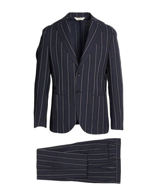 Paoloni Blue Suits for men
