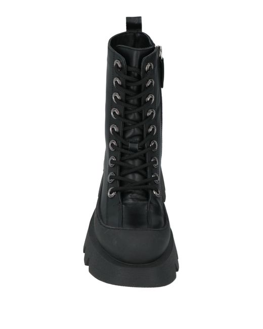 Tosca Blu Black Ankle Boots Leather