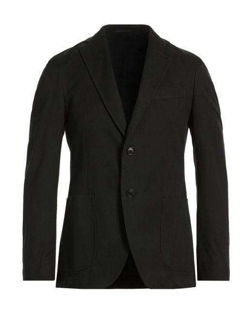Tombolini Black Blazer Cotton for men