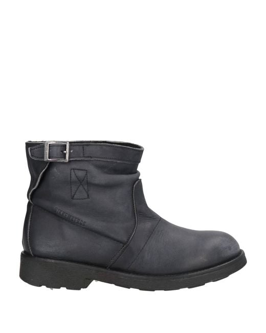 Bikkembergs Black Ankle Boots Leather
