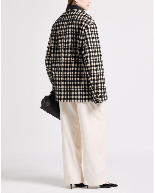 Etro Gray Coat Virgin Wool, Polyester, Acrylic, Alpaca Wool, Polyamide
