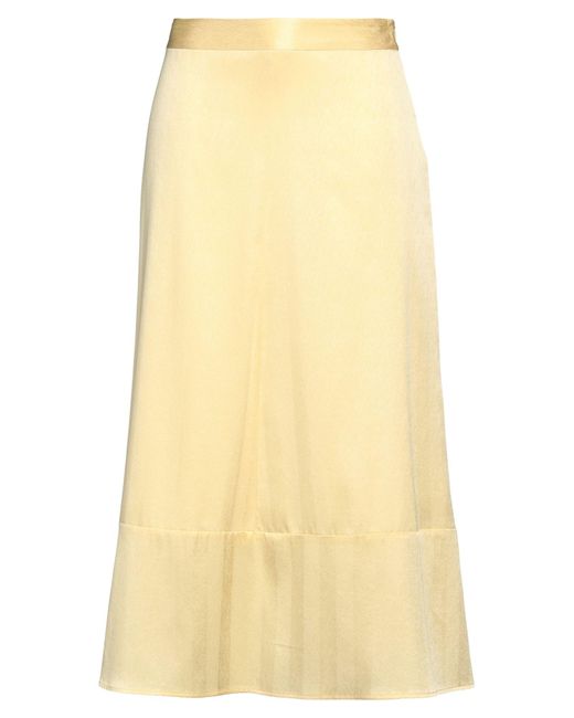 MASSCOB Yellow Midi Skirt