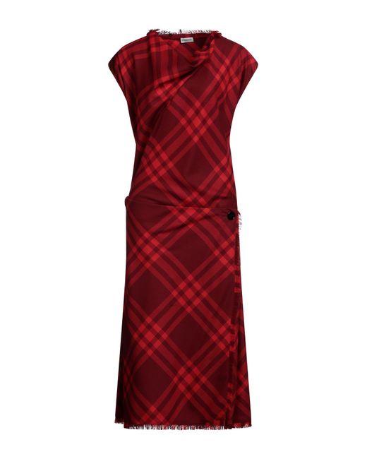 Burberry Red Midi-Kleid