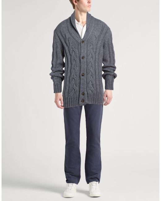 Gran Sasso Blue Cardigan for men