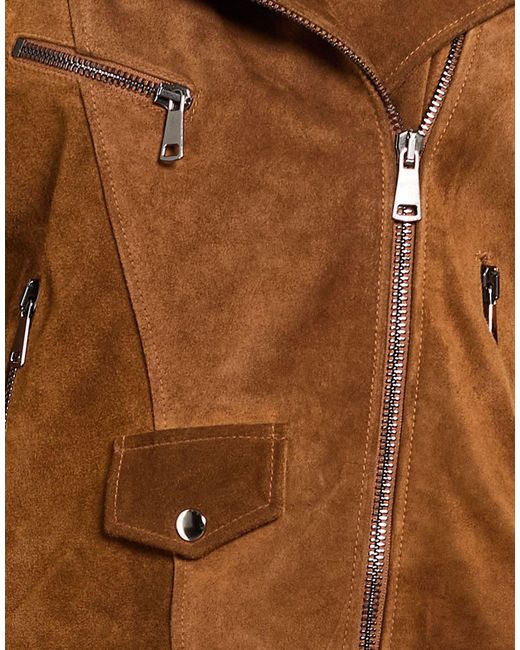 Dixie Brown Camel Jacket Leather