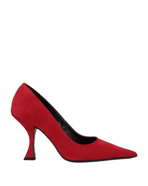 By Far Red Pumps