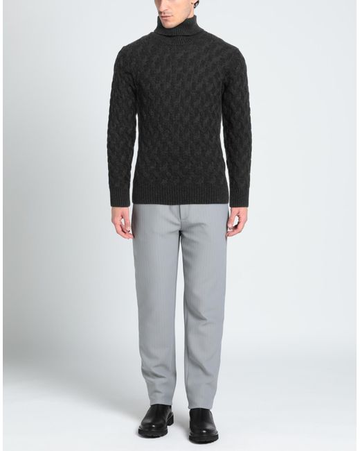 Brooksfield Black Turtleneck for men