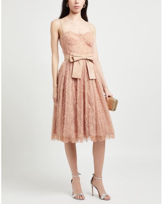 Elisabetta Franchi Pink Midi-Kleid