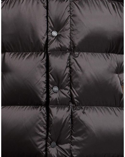 Moorer Black Puffer Polyester, Polyurethane for men