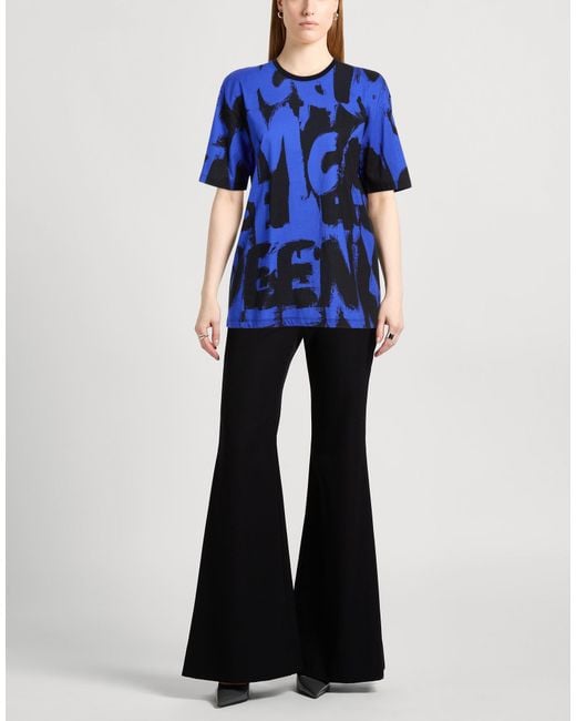 McQueen Blue T-Shirt Cotton