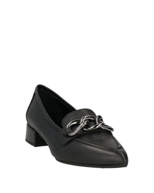 Melluso Black Loafers