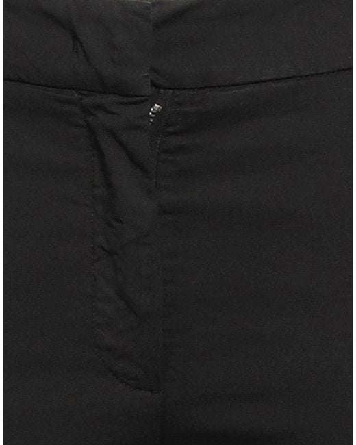 Rossopuro Black Pants Cotton, Elastane