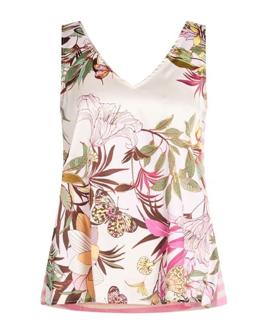 Shirtaporter Pink Light Top Silk, Elastane, Cotton