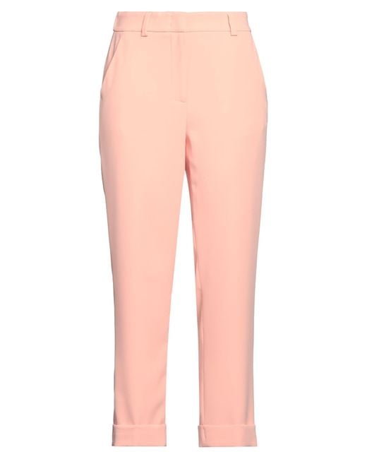 Peserico Pink Pants Polyester