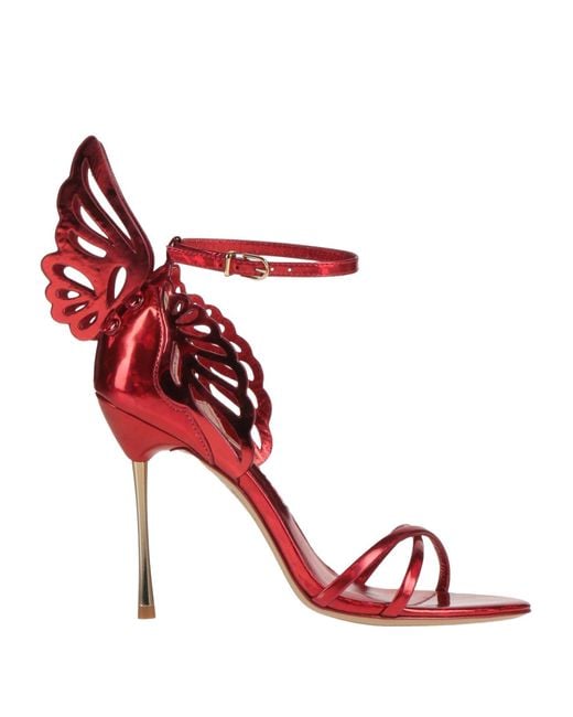 Sophia Webster Red Sandals