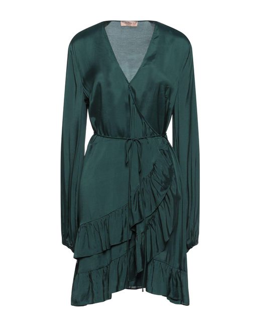 Twinset Green Mini Dress