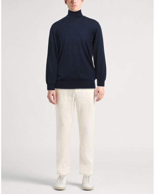 Boglioli Rollkragenpullover in Blue für Herren