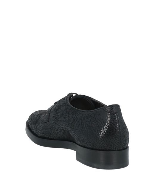 FRANCESCO PACE Black Lace-up Shoes