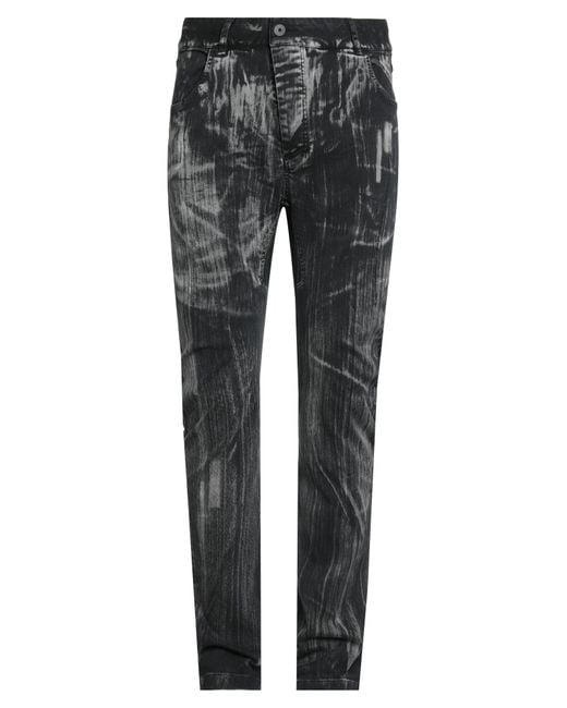 Boris Bidjan Saberi 11 Gray Jeans Cotton, Elastane for men