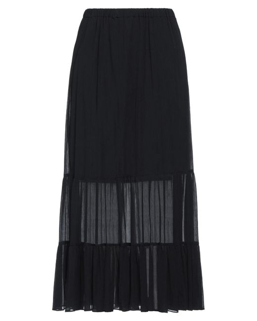 Iris Von Arnim Black Maxi Skirt