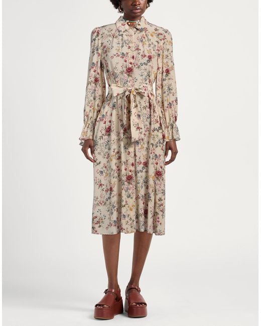Weekend by Maxmara Natural Midi Dress Silk