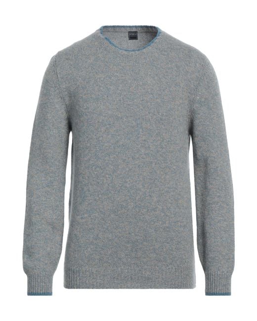 Fedeli Gray Jumper for men
