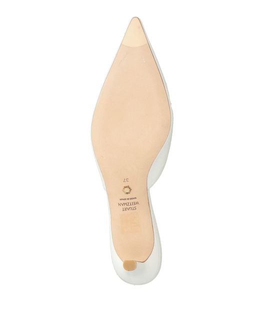 Stuart Weitzman Natural Mules & Clogs