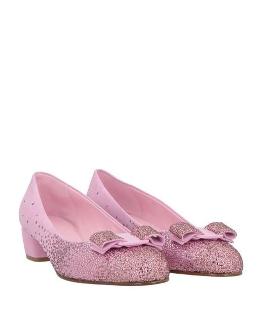 Ferragamo Pink Pumps