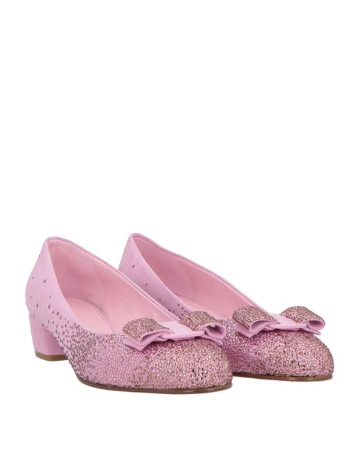 Ferragamo Pink Pumps