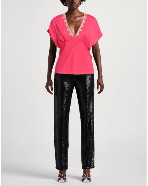 Liu Jo Pink Top Polyester, Elastane