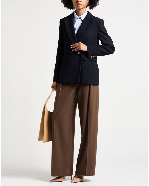 Max Mara Blue Blazer Virgin Wool, Polyamide, Elastane