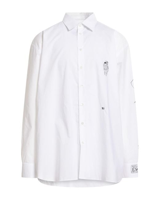 Camicia di Raf Simons in White da Uomo