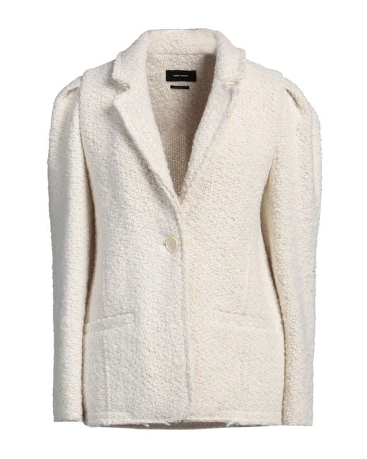 Isabel Marant White Blazer Acrylic, Wool, Polyester