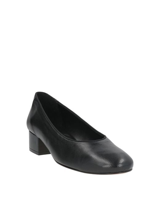 Zinda Gray Pumps Leather