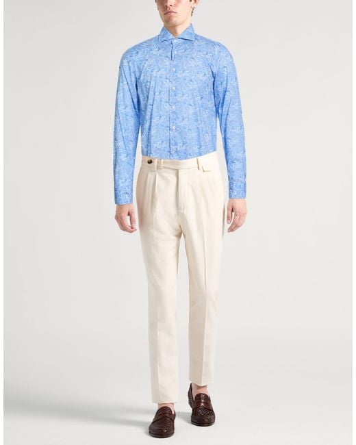 Fedeli Blue Shirt for men
