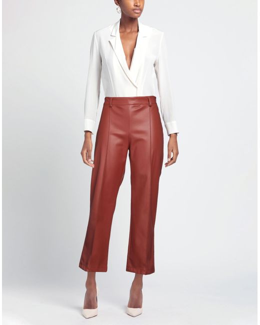 Maliparmi Red Pants Polyester